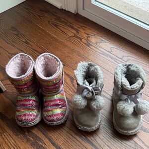 UGG Kids Boots - Pink and Gray